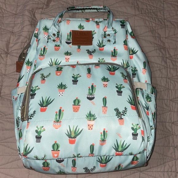 Cute cactus diaper bag - Picture 2 of 6